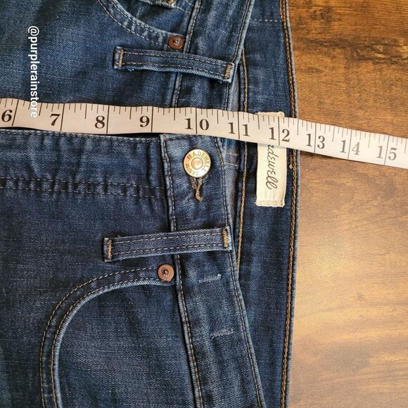 Madewell Jeans 28 Skinny 10" High Rise Medium Dark Wash Tummy Control Stretch - Picture 9 of 12